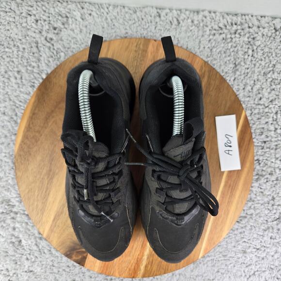 Nike Air Max 270 React Triple Black GS Gym Athletic Sneakers Kids 5y BQ0103-004 - Picture 5 of 11